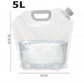 5L/3L Large Capacity Car Bucket Outdoor Water Bag Portable Folding 17