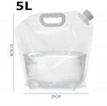 5L/3L Large Capacity Car Bucket Outdoor Water Bag Portable Folding