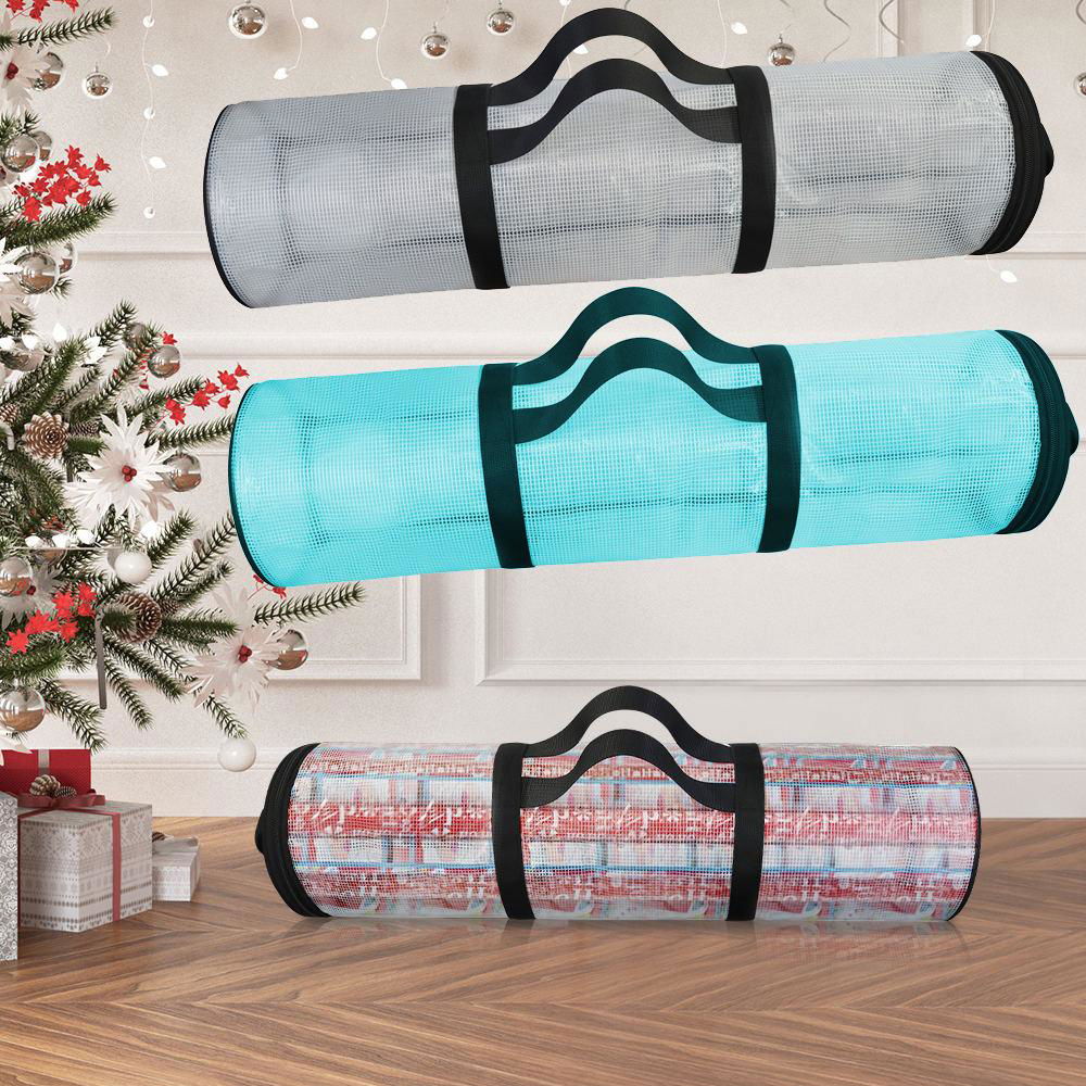 聖誕禮物禮品收納袋 圓筒式手提便捷式儲物袋禮品收納包 4