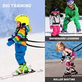 戶外滑雪訓練胸背帶 儿童滑雪安全牽引繩滑雪防摔訓練帶 3