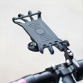 自行車手機架適用佳明Garmin接口手機硅膠綁帶支架底座通用便攜式