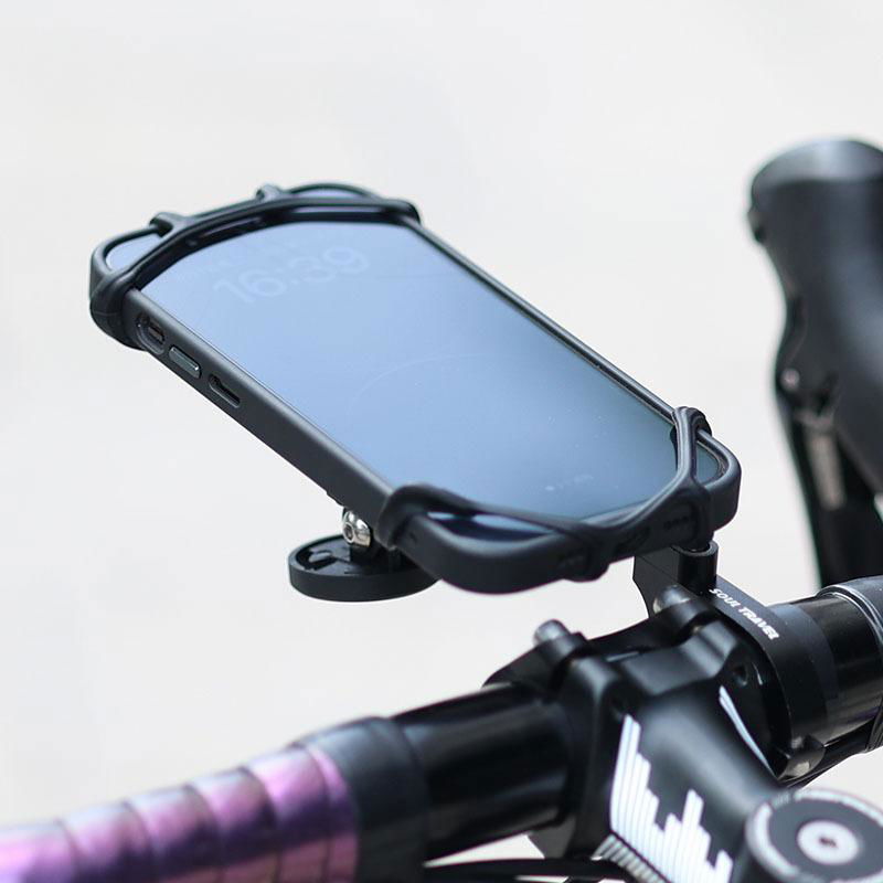 Bicycle Mobile Phone Stand Silicone and Nylon Strap Bracket  3