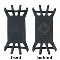 Bicycle Mobile Phone Stand Silicone and Nylon Strap Bracket 