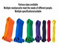 TPE Long Resistance Bands Set Heavy Duty Pull Up Assistance