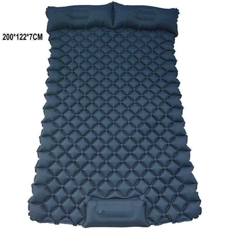 Outdoor Double Inflatable Sleeping Mat Mattress Camping Waterproof Mat 3