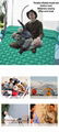 Outdoor Double Inflatable Sleeping Mat Mattress Camping Waterproof Mat