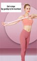 Yoga Shape Yoga 8 Figure Pull Shoulder Open Back Appliance Home Tension Rope