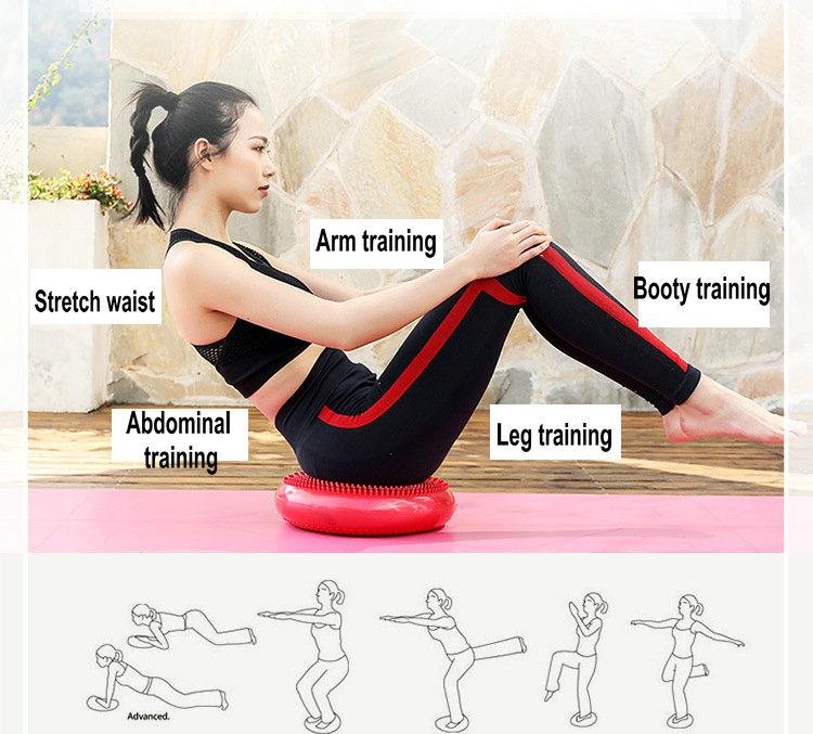 Thickened Yoga Mat Flat Mat Balance Seat Massage Mat 3