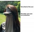 开车防晒面罩女防紫外线夏季护颈全脸遮阳脸罩脸基尼冰丝 2