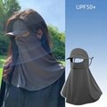 Driving Sunscreen Mask Women's UV Summer Neck Protection Full Face Sunshade 6