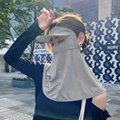 Driving Sunscreen Mask Women's UV Summer Neck Protection Full Face Sunshade 8