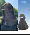 Driving Sunscreen Mask Women's UV Summer Neck Protection Full Face Sunshade 11