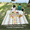 Outdoor Blanket Picnic Mat Spring Lawn Mat Picnic Table Cloth American Printed  2