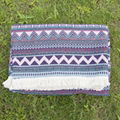 Outdoor Blanket Bohemian Retro Ethnic Style Terylene Yarn-dyed Picnic Mat