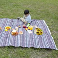 Outdoor Blanket Bohemian Retro Ethnic Style Terylene Yarn-dyed Picnic Mat