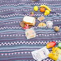 Outdoor Blanket Bohemian Retro Ethnic Style Terylene Yarn-dyed Picnic Mat