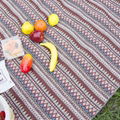 Outdoor Blanket Bohemian Retro Ethnic Style Terylene Yarn-dyed Picnic Mat