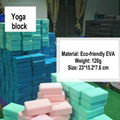 Yoga Block EVA Gym Blocks Foam Brick Training Exercise High Density 