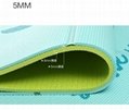 Folding Yoga Mat Thickened Yoga Pilates 5mm for Sports PVC 9