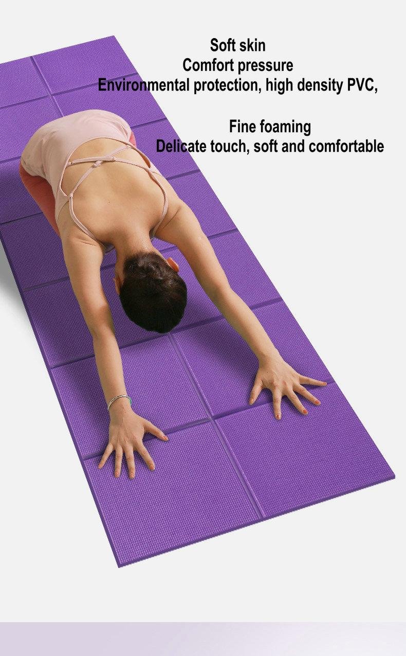 Folding Yoga Mat Widened and Thickened Nap Mat  3