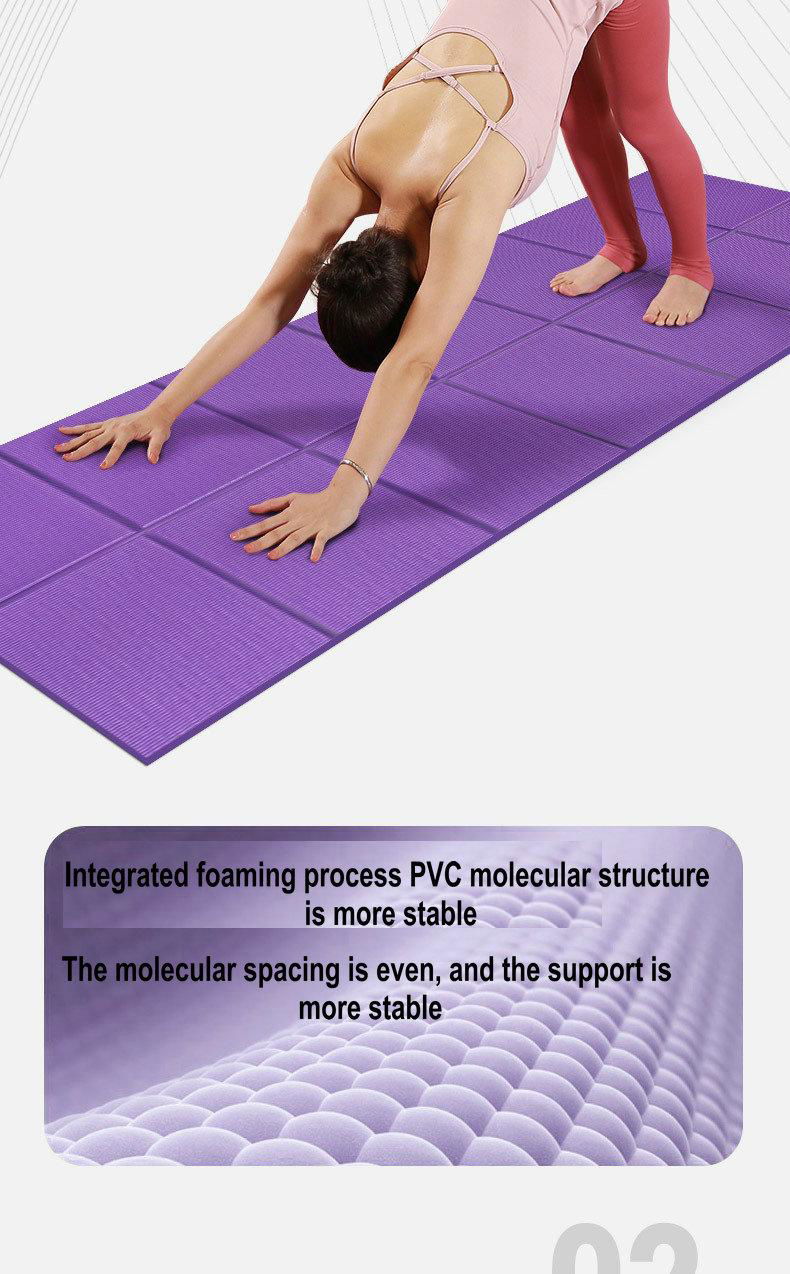 Folding Yoga Mat Widened and Thickened Nap Mat  5