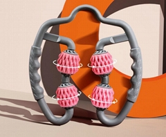 Beauty Leg Ring Clamp Pink Leg Clamp Fitness Body Yoga Massage Roller  (Hot Product - 1*)