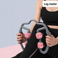 Beauty Leg Ring Clamp Pink Leg Clamp Fitness Body Yoga Massage Roller 