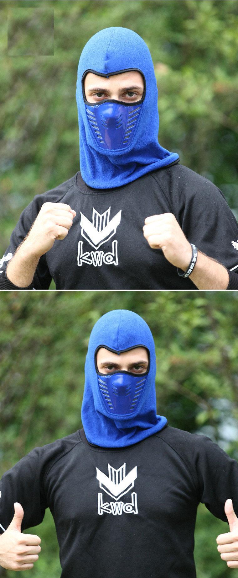 Winter Riding Warm Windproof Head Cover Bicycle with Suede Ski Mask  13