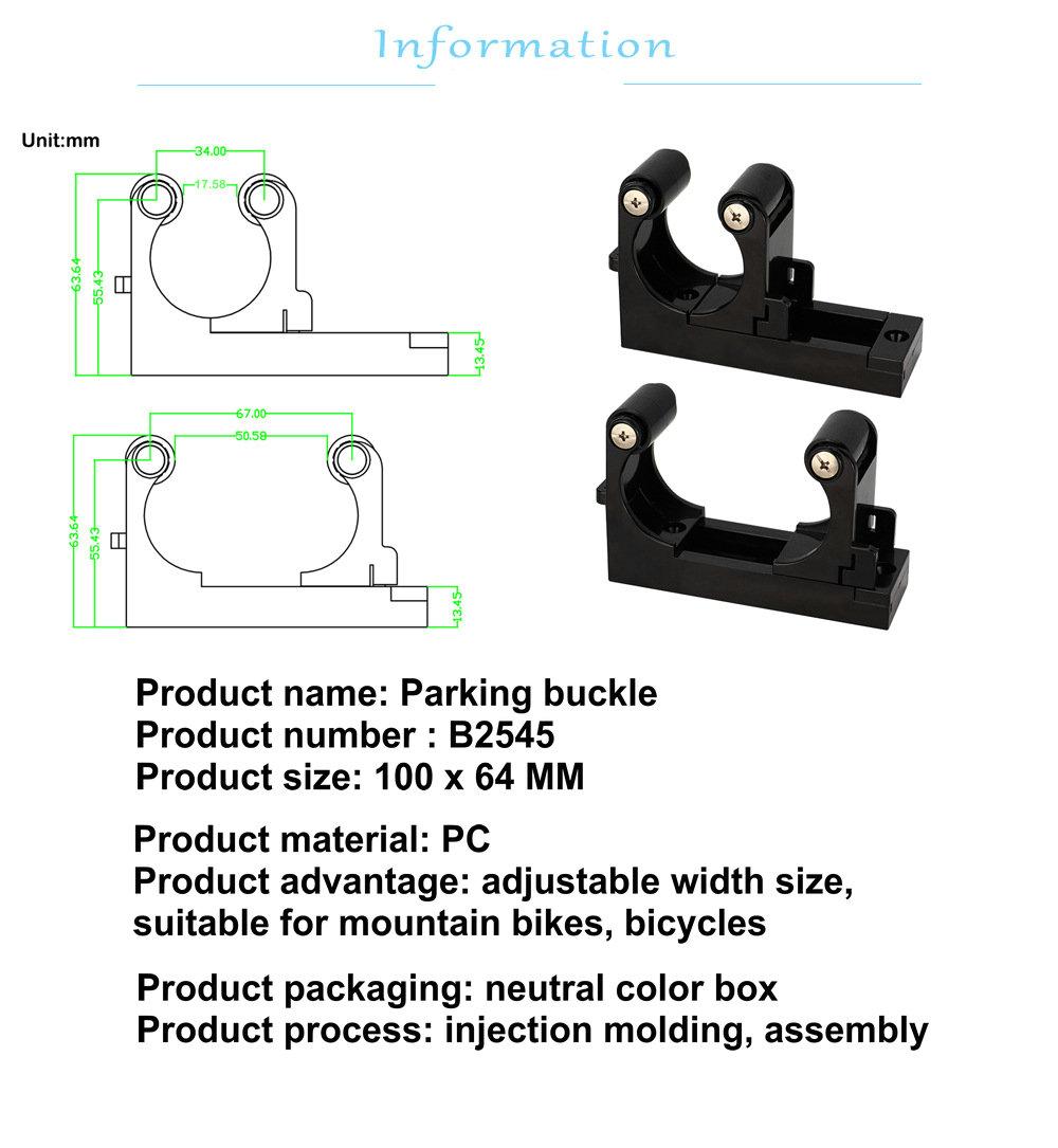 Cycling Storage Road Bike Parking Buckle Family Wall Hook  4