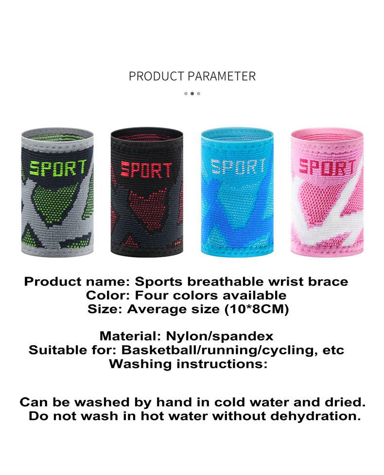 1PC Wristbands Wrist Support Bracer Sweatband Gym Sports Strap  14