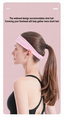 Durable Headband Skin-friendly Sports Yoga Fitness Stretch Sweatband