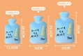 Winter Thickened Water Hot Water Bag Cartoon Creative Student Warm Hand  2
