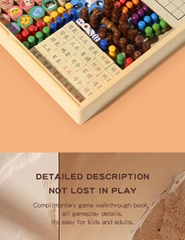 Wooden Flying Chess Five-piece Two-in-one Multi-functional 