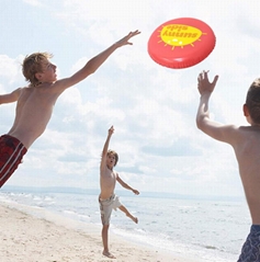 PVC Inflatable Soft Frisbee Outdoor Sports Inflatable Frisbee