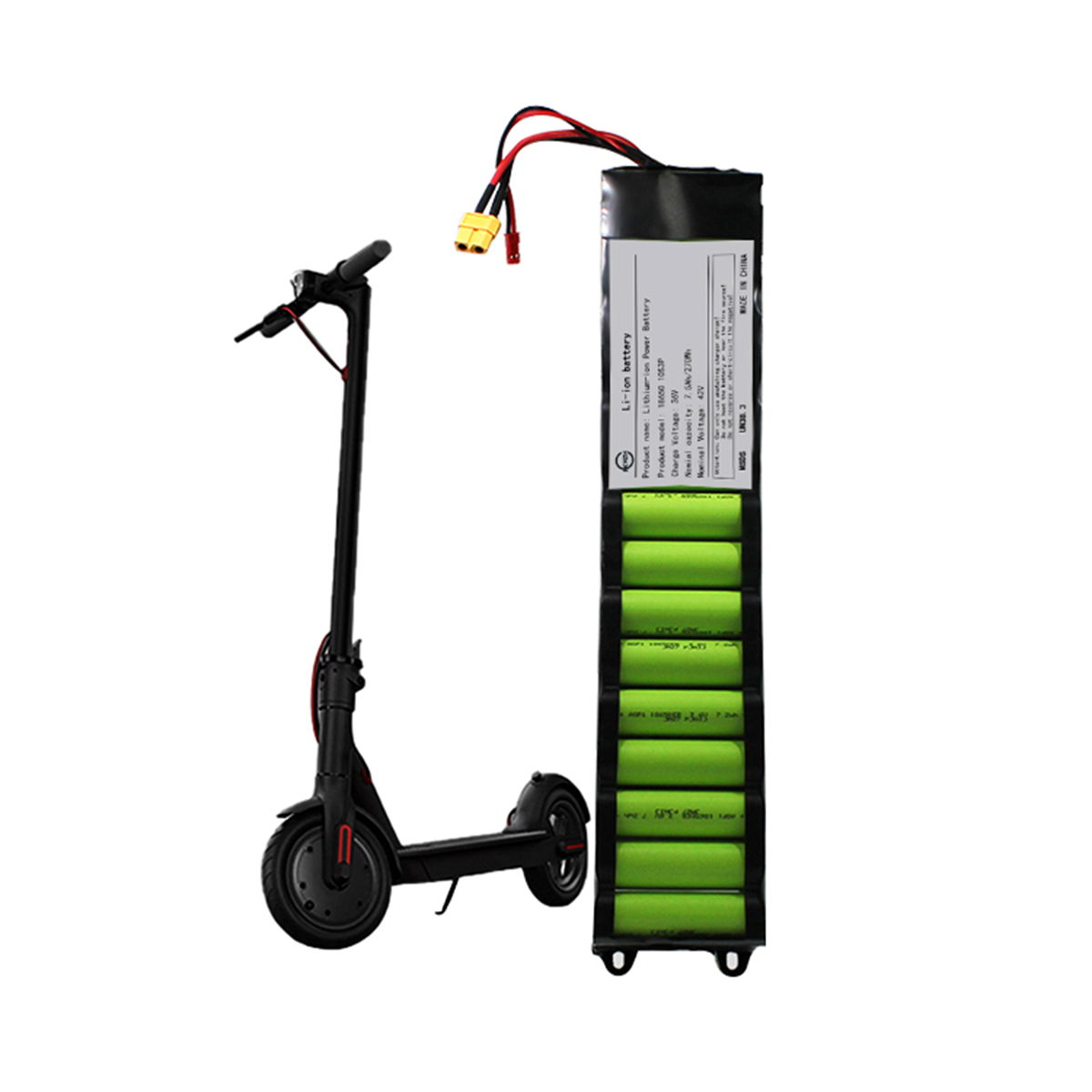 Factory direct sale Li-Ion battery pack rechargeable e-scooter lithium