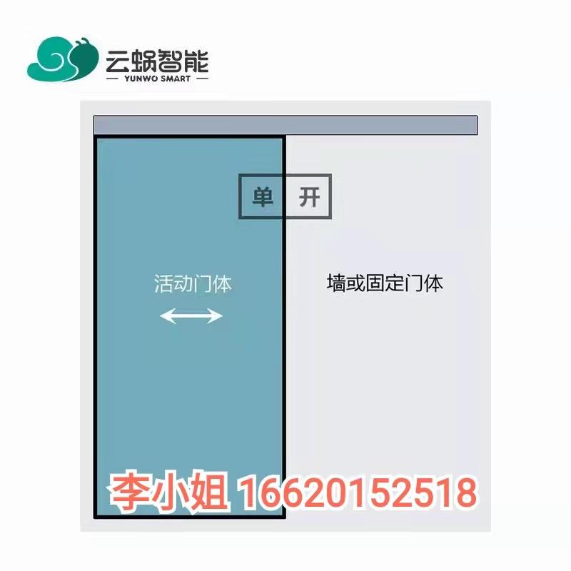 云蝸磁懸浮自動門單開感應門 2