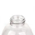 cylinder glass water bottle with bamboo lid 1000ml 2