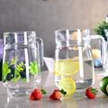1.8L High Borosilicate Clear Glass Hot and Cold Water Juice Tea Jug with lid