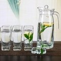 1.8L High Borosilicate Clear Glass Hot and Cold Water Juice Tea Jug with lid 3