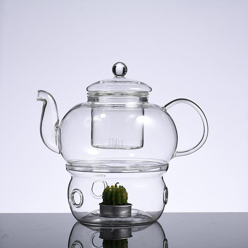 Glass Teapot with Warmer Capacity 650ml norki glass (China Manufacturer) Household Glass