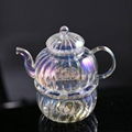 Shining Effect Glass Teapot 1