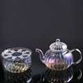 Shining Effect Glass Teapot