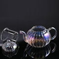 Shining Effect Glass Teapot 3