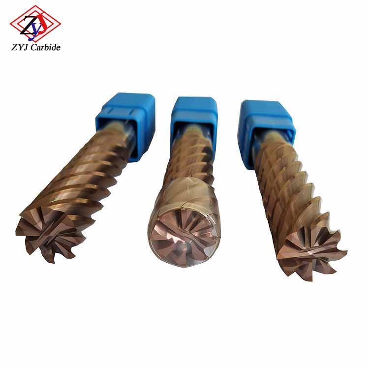 8 Flutes Solid Tungsten Carbide Endmills for Metal Cutting