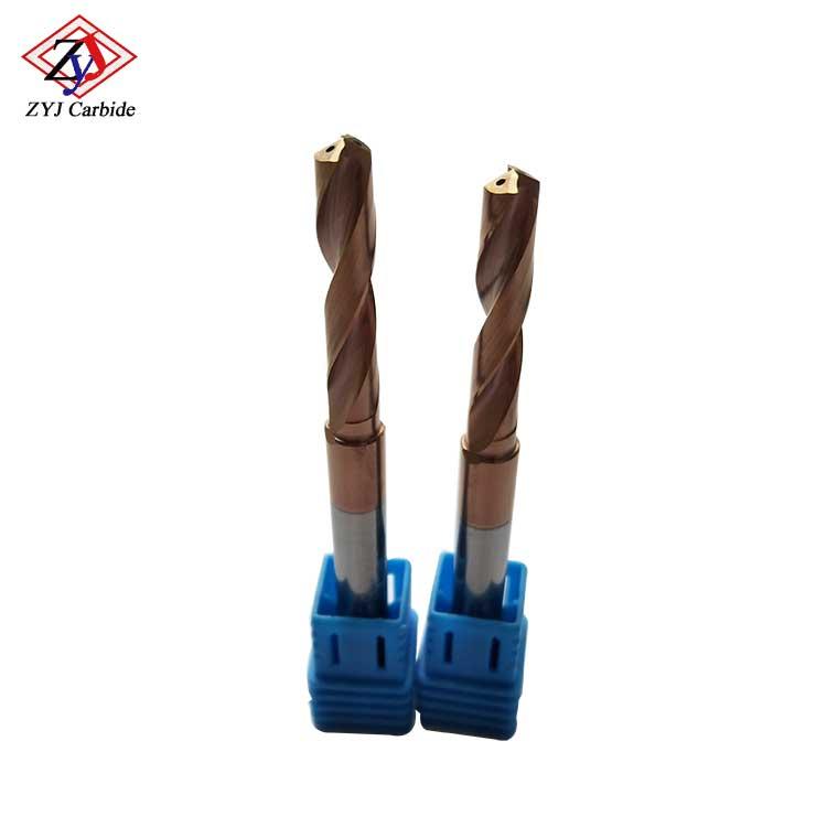 HRC60 Solid Inner Coolant Tungsten Carbide Drills (China Manufacturer