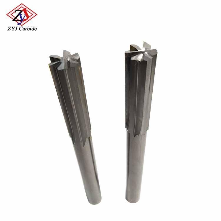 Straight and Spiral Flutes Solid Tungsten Carbide Reamer Drilling Hole 2