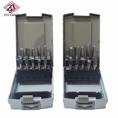 Industrial 8 pcs Carbide Rotary Burr Set Die Grinder Bits for Metal