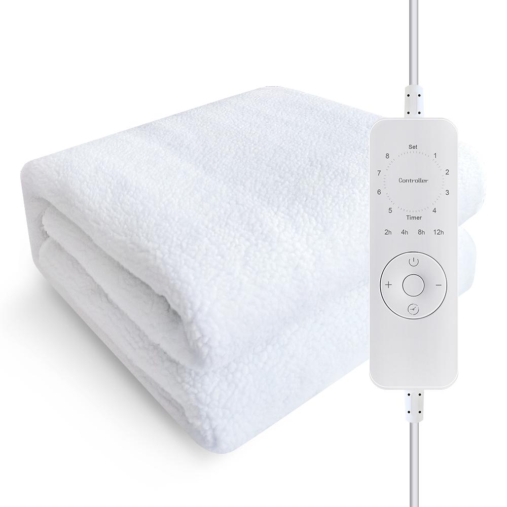 Single/ Double Synthetic Wool Electric Blanket With Timer LENJOY