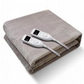 Single/ Double Coral Fleece Polar Fleece Electric Blanket With Timer 1