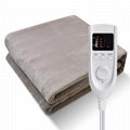 Single/ Double Coral Fleece Polar Fleece Electric Blanket With Timer 2